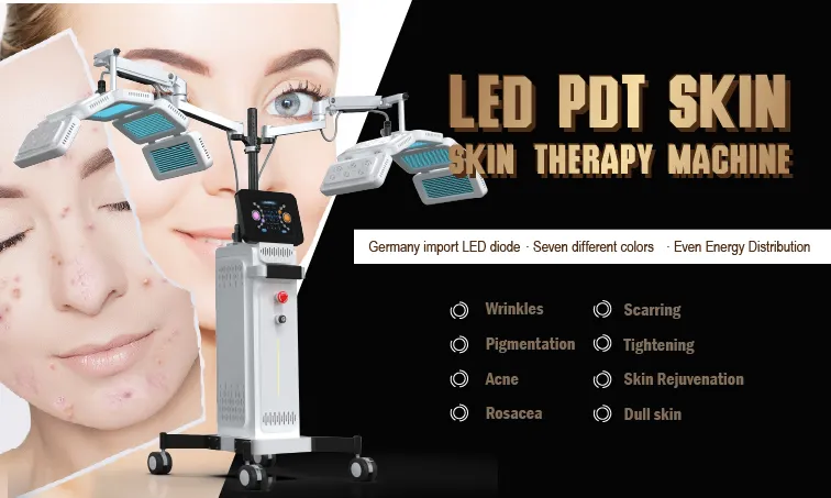 Światło LED dla twarzy podczerwień LED Terapia PDT LED Professionele Machine Biofotomodulacja Światło LED Fototerapia 0