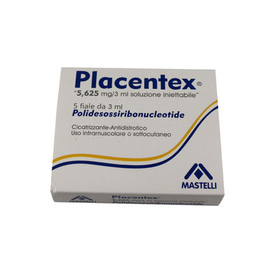 twarz Placentex PDRN Łosoś 3 ml * 5 fiol Odmładzanie Wstrzykiwacze wypełniacze skórne Ampułki