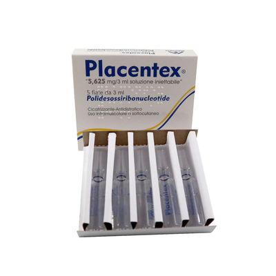 twarz Placentex PDRN Łosoś 3 ml * 5 fiol Odmładzanie Wstrzykiwacze wypełniacze skórne Ampułki