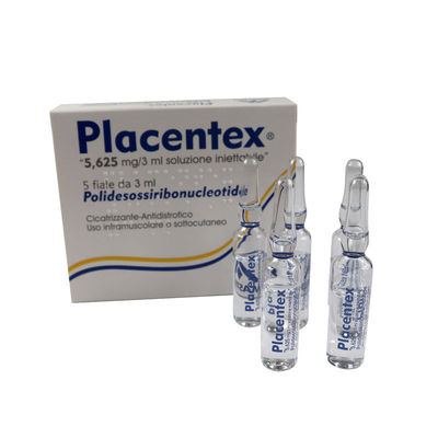 twarz Placentex PDRN Łosoś 3 ml * 5 fiol Odmładzanie Wstrzykiwacze wypełniacze skórne Ampułki