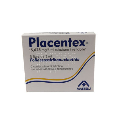 twarz Placentex PDRN Łosoś 3 ml * 5 fiol Odmładzanie Wstrzykiwacze wypełniacze skórne Ampułki
