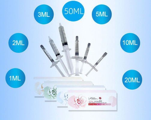 Wypełniacz skórny 1 ml 2 ml 3 ml 5 ml 10 ml 20 ml 50 ml HA Wypełniacz kwasu hialuronowego Wstrzykiwacz zmarszczki