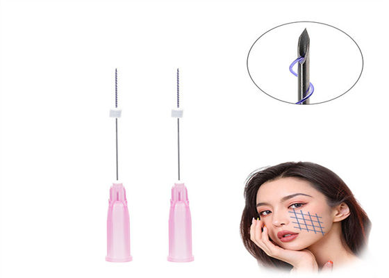 Absorpcyjny kolagen Pdo Filler Cog 6D W Cannula Lifting Thread