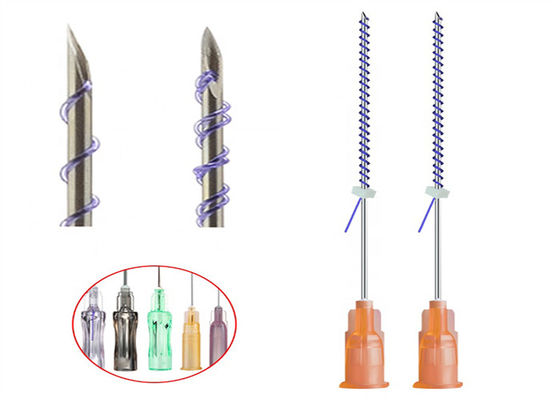 Absorpcyjny kolagen Pdo Filler Cog 6D W Cannula Lifting Thread