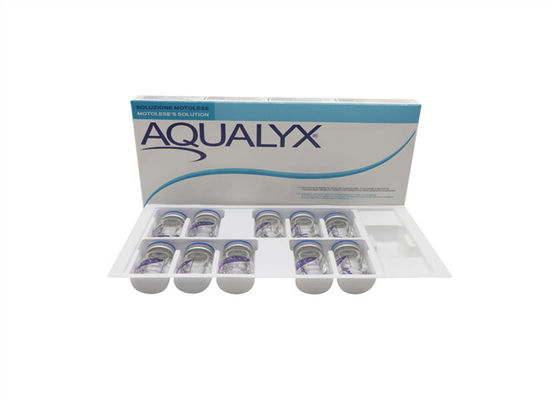 Aqualyx Body Slimming Solution Zastrzyki Rozpuszczające Tłuszcz 8 ml Do Szybkiego Spalania Tłuszczu