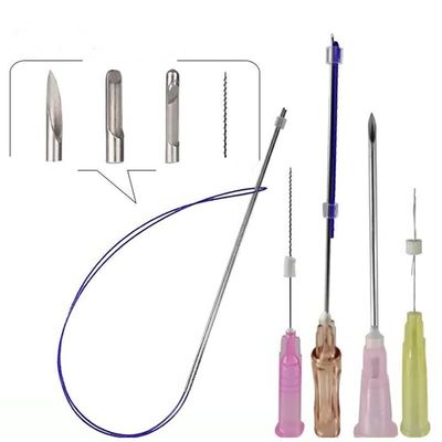 Absorbowalny kolagen Pdo Filler Cog 4d 6D W Cannula Lifting Thread
