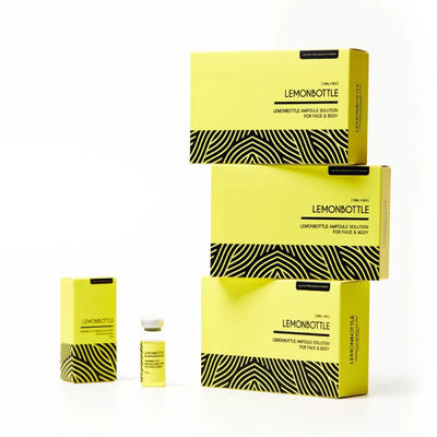 Lemon Bottle Ampoule Solution (5X 10ml) Wstrzyknięcie rozpuszczalne tłuszczu dla organizmu