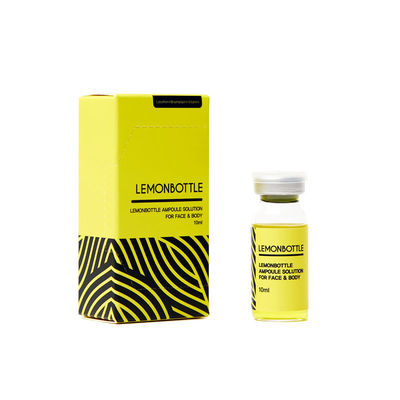 Lemon Bottle Ampoule Solution (5X 10ml) Wstrzyknięcie rozpuszczalne tłuszczu dla organizmu