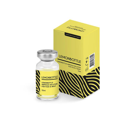 Lemon Bottle Ampoule Solution (5X 10ml) Wstrzyknięcie rozpuszczalne tłuszczu dla organizmu