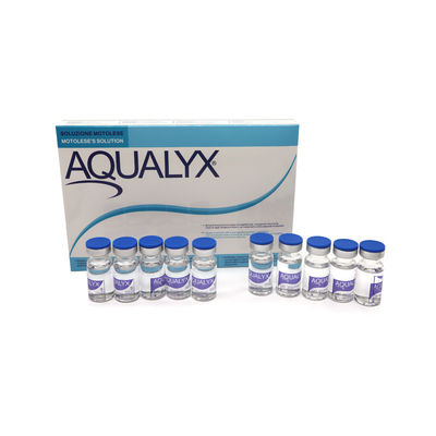 Wstrzykiwacz Aqualyx Skuteczne wstrzykiwacze rozpuszczalne tłuszcze do odchudzania 8Ml X 10 vail Aqualyx
