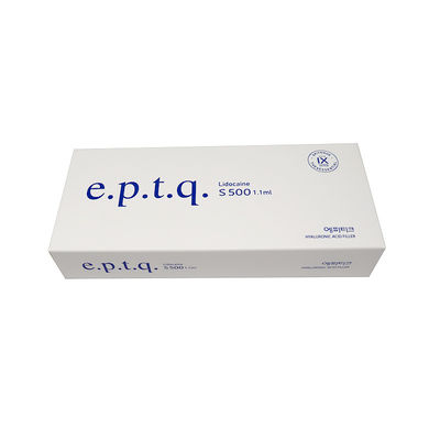 E. P. T. Q Korea Filler do twarzy Eptq S100 S300 S500 Wstrzyknięcie kwasu hialuronowego