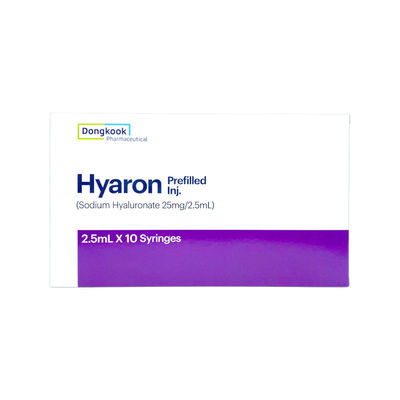Hyaluronian sodu 25 mg/ 2,5 ml Hyaron Wstrzyknięcie Injekcja Odmładzająca skórę