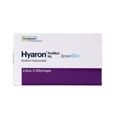 Hyaluronian sodu 25 mg/ 2,5 ml Hyaron Wstrzyknięcie Injekcja Odmładzająca skórę