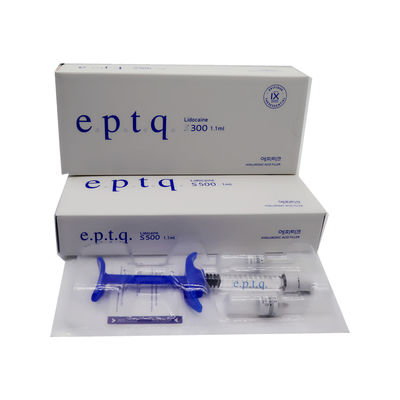 Eptq S100 S300 S500 Wstrzyknięcie kwasu hialuronowego Wypełniacz skórny z kwasem hialuronowym do twarzy