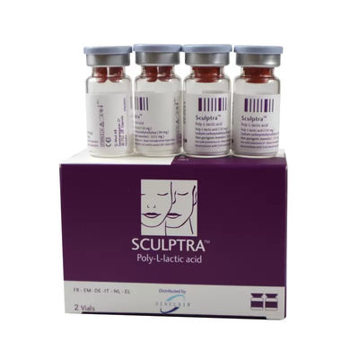 2 fiolki proszek sculptra Plla kwas polimłotny stymulujący kolagen Sculptra