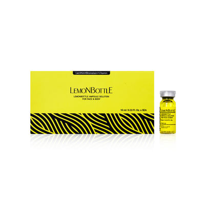 Roztwór tłuszczowy butelka cytrynowa 10 ml*5 Do rozpuszczania tłuszczu Rozpuszczony cellulit