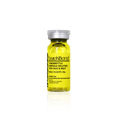 Roztwór tłuszczowy butelka cytrynowa 10 ml*5 Do rozpuszczania tłuszczu Rozpuszczony cellulit