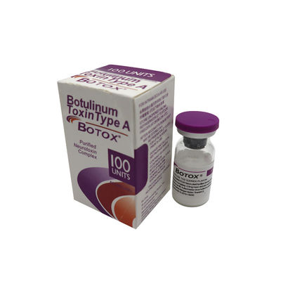 Allergan 100 IU roztwór soli Botox Hutox Rentox Innotox 50 IU 150 IU Zmarszczki czoła