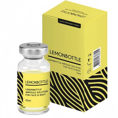 Roztwór tłuszczowy butelka cytrynowa 10ml*5 Na tłuszcz Rozpuszczony cellulit Rozpuszczać przechowywany tłuszcz