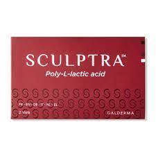 Sculptra Poly-L-Lactic Acid PLLA Powder for Smooth Skin 2 vials/box