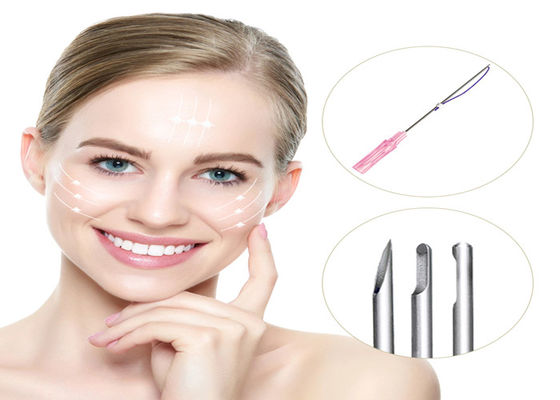 4D 6D 8D Wchłanialny lifting skóry Face Lift L W Blunt Type