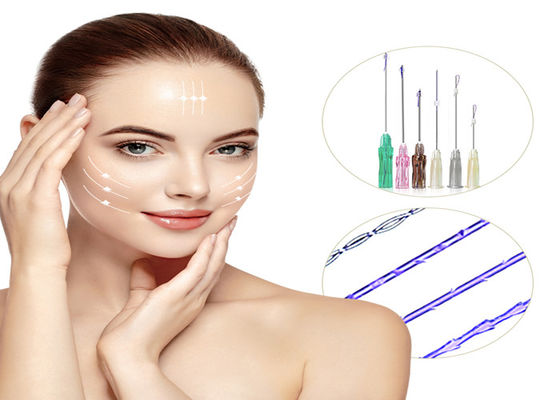 4D 6D 8D Wchłanialny lifting skóry Face Lift L W Blunt Type