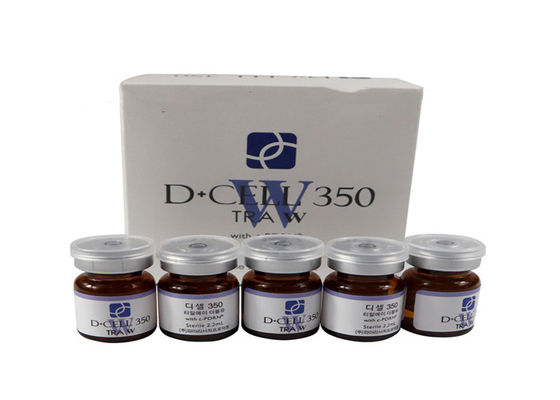 D Cell 350 Tra Zwrotka Kwas hialuronowy Wstrzykiwacz wypełniacz Wstrzykiwacze 2,2 ml X 5