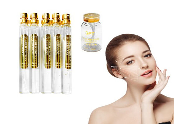 Złota nić kolagenowa do pielęgnacji twarzy, wytrzymała, podnosząca serum 24K Złota nić peptydowa białka