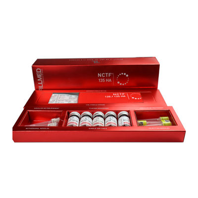 Francja Filorga Filled 135 Ha Mezoterapia Injekcje Przeciwstarzeszczające 5 fiol X3 ml