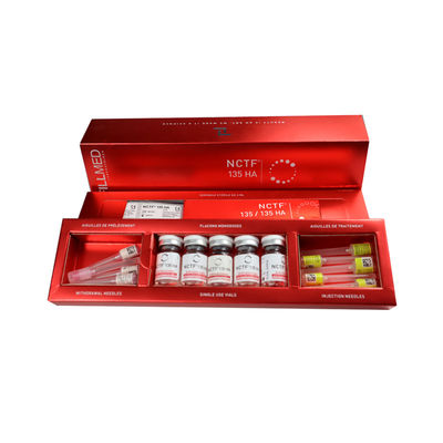 Francja Filorga Filled 135 Ha Mezoterapia Injekcje Przeciwstarzeszczające 5 fiol X3 ml