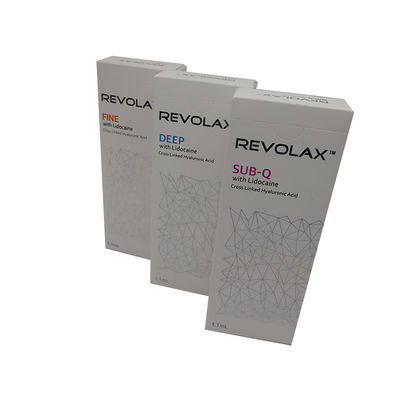 Wypełniacz skórny, wypełniacz do wstrzykiwań przeciw starzeniu HA 1.1 ml, Revolax FINE DEEP Sub-Q Wrinkles Filler
