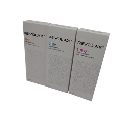 Wypełniacz skórny, wypełniacz do wstrzykiwań przeciw starzeniu HA 1.1 ml, Revolax FINE DEEP Sub-Q Wrinkles Filler