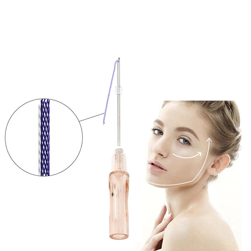 Korea Sterylna linia V wchłanialna twarz skręcania mono kolczasty Pdo Nose Lift Thread Tornado Cog 3D 4D 6D Pdo Thread