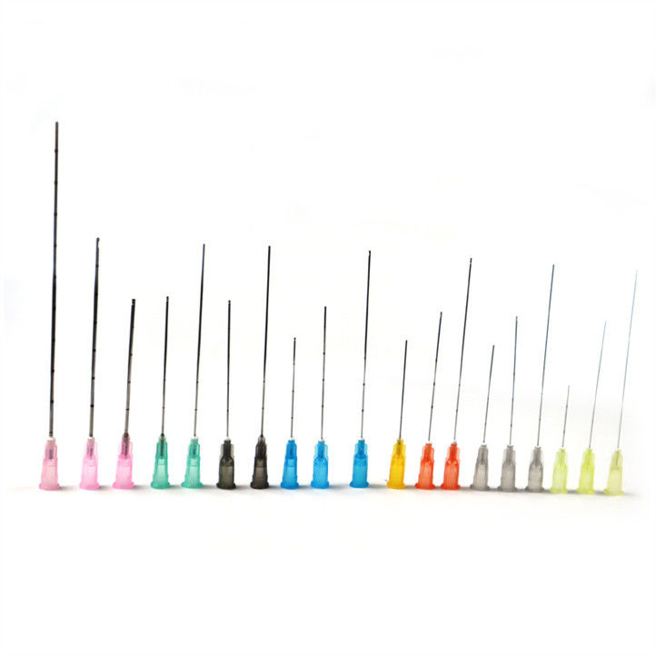 Wstrzykiwacz wypełniacz jednorazowy 304 ze stali nierdzewnej Bunt Cannula wszystkie rozmiary 18g-30g Bunt Needle