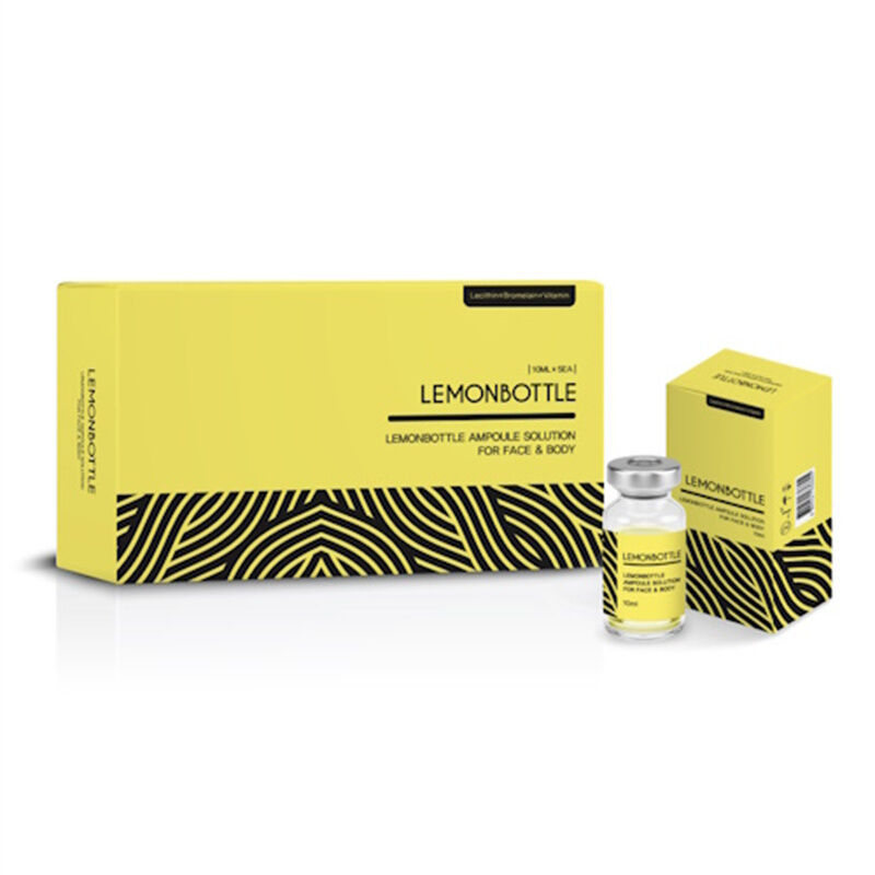 Korea Fat Solution Butelka z cytryną 10 ml*5 Rozpuszczalnik tłuszczu