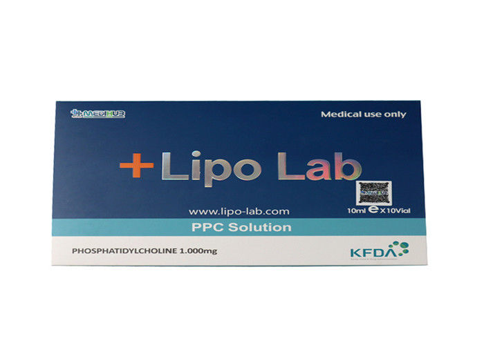 Lipo Lab Ppcs Rzut roztworu 8Ml x 10Vails Rozpuszczanie tłuszczu Wstrzyknięcie odchudzające Lipo Lab
