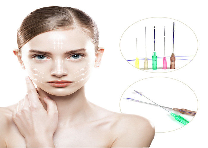 4D 6D 8D Wchłanialny lifting skóry Face Lift L W Blunt Type