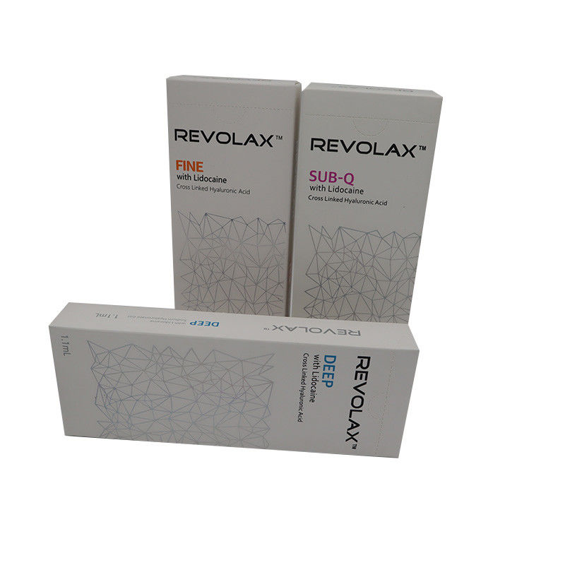 Wypełniacz skórny, wypełniacz do wstrzykiwań przeciw starzeniu HA 1.1 ml, Revolax FINE DEEP Sub-Q Wrinkles Filler